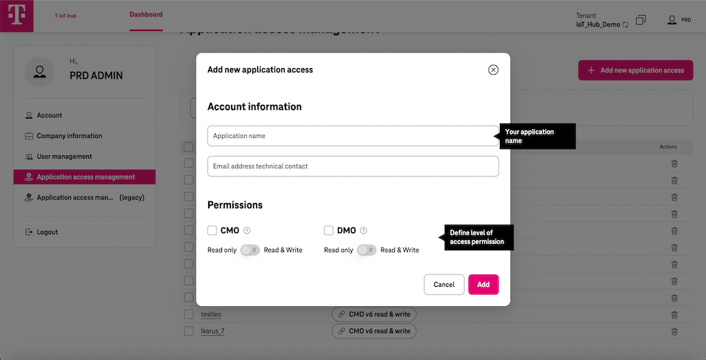API access management