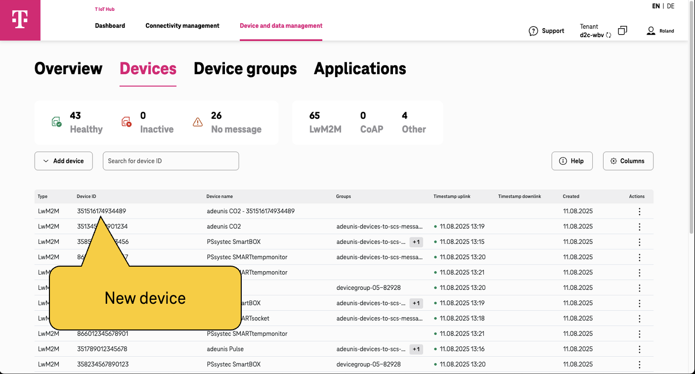 Device to Cloud Architecture